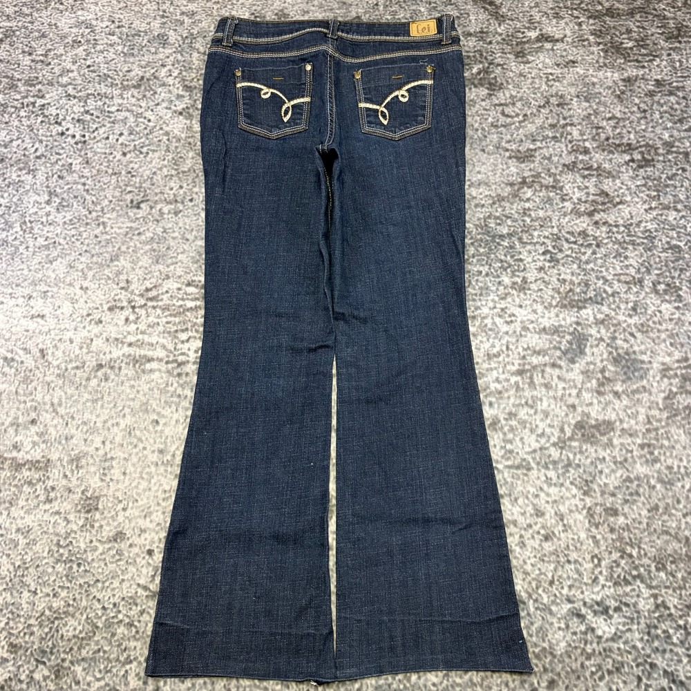 L.e.i. Jeans Sophia Hiphugger Flare Junior 9 (30x29) Blue Western Hippie Y2K
